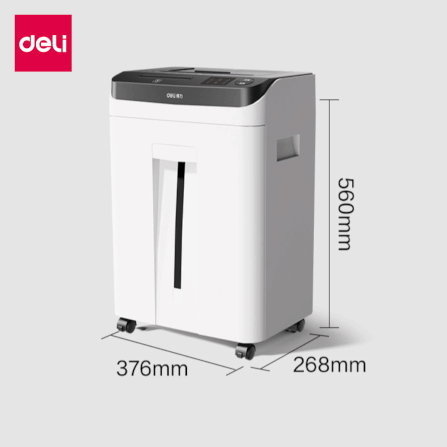 เครื่องทำลายเอกสารอัตโนมัติ DELI GA850-WH-01 25ลิตร สีขาว_5